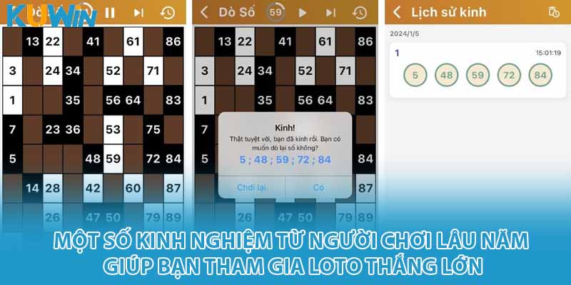 Một số kinh nghiệm từ người chơi lâu năm giúp bạn tham gia loto thắng lớn